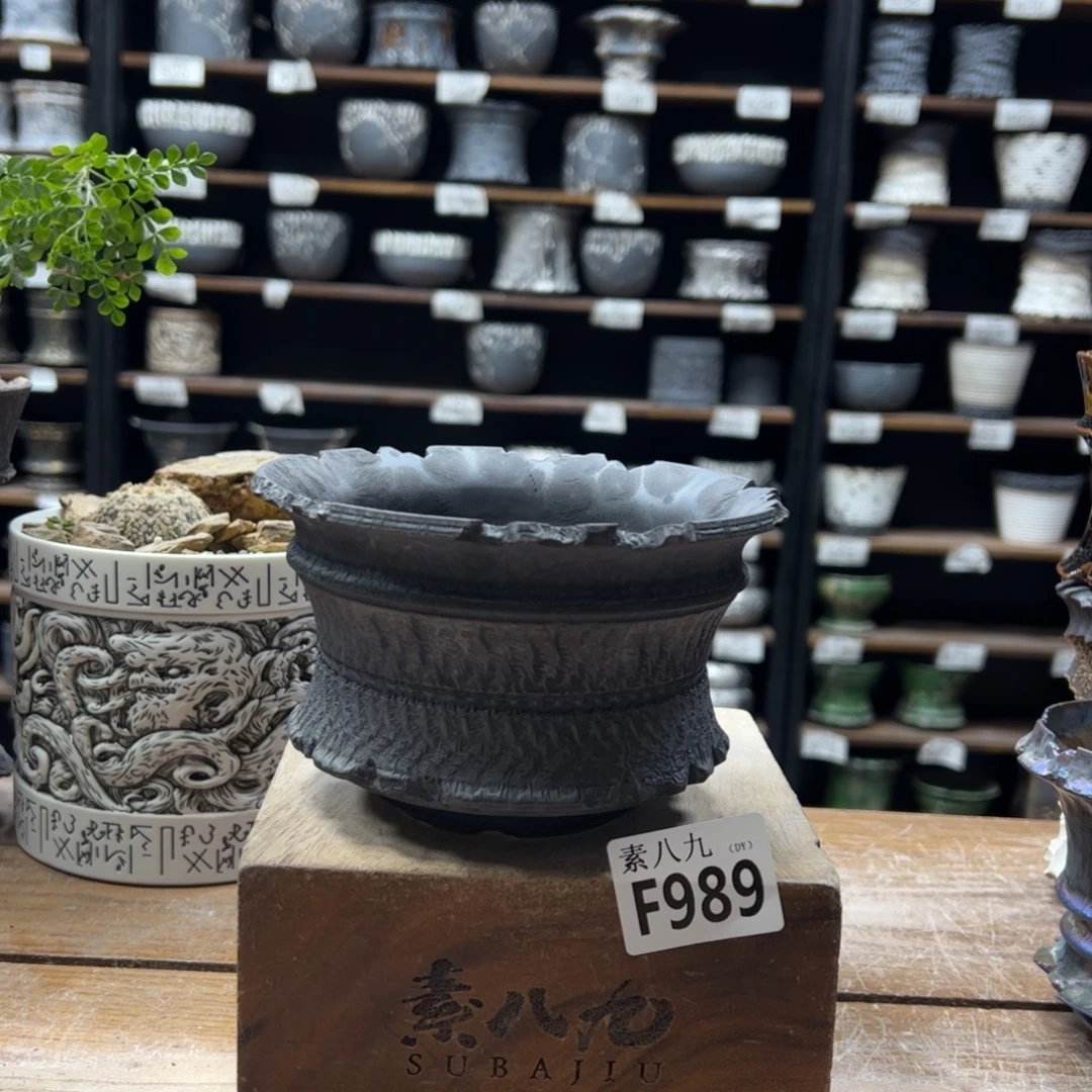 素八九陶瓷内口14高9