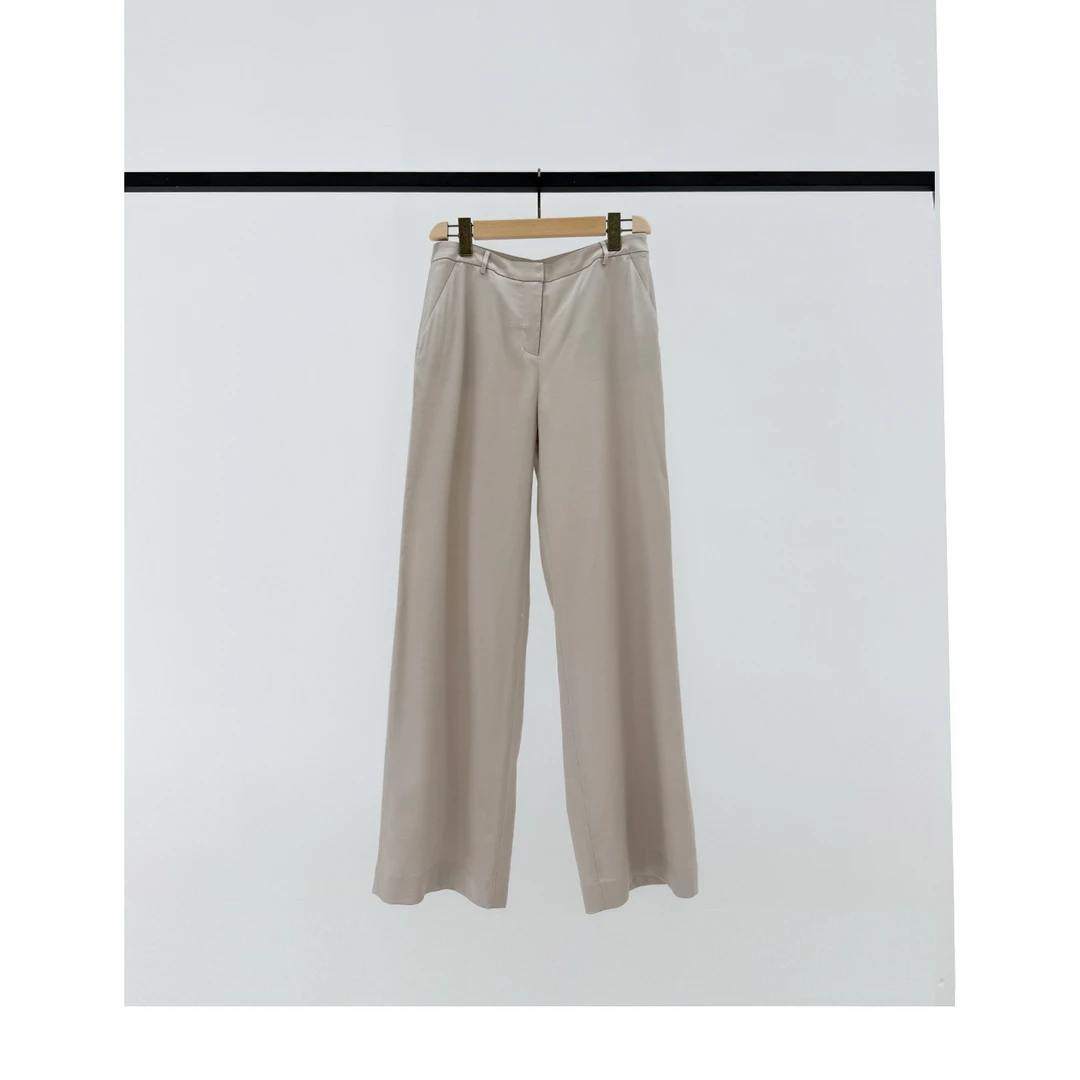 原单非市面货！丝毛直筒阔腿裤R431