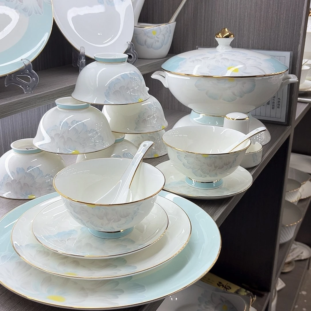 瓷月*景德镇钻雅陶瓷餐具