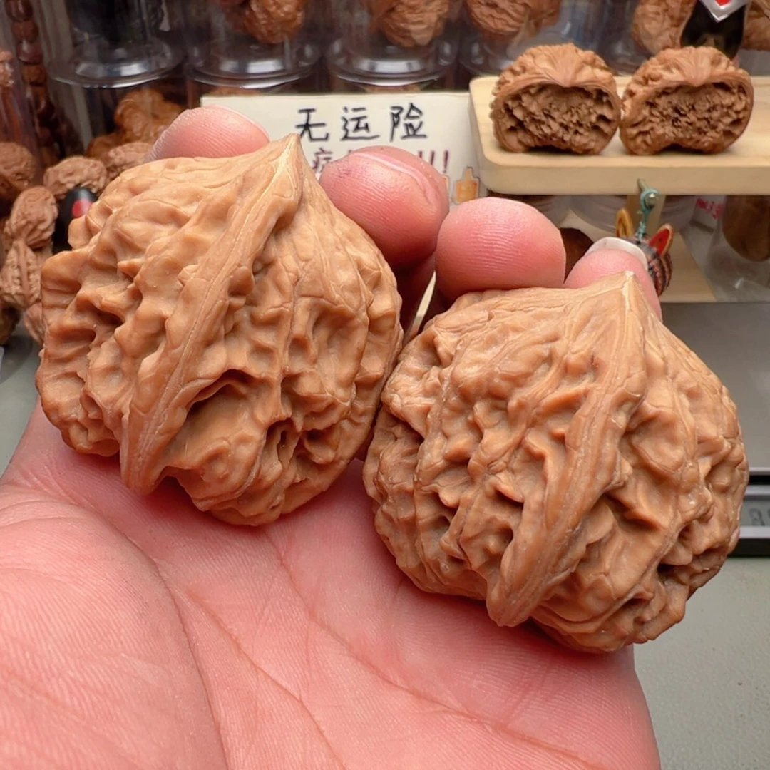 把件文玩核桃47尺鸡心