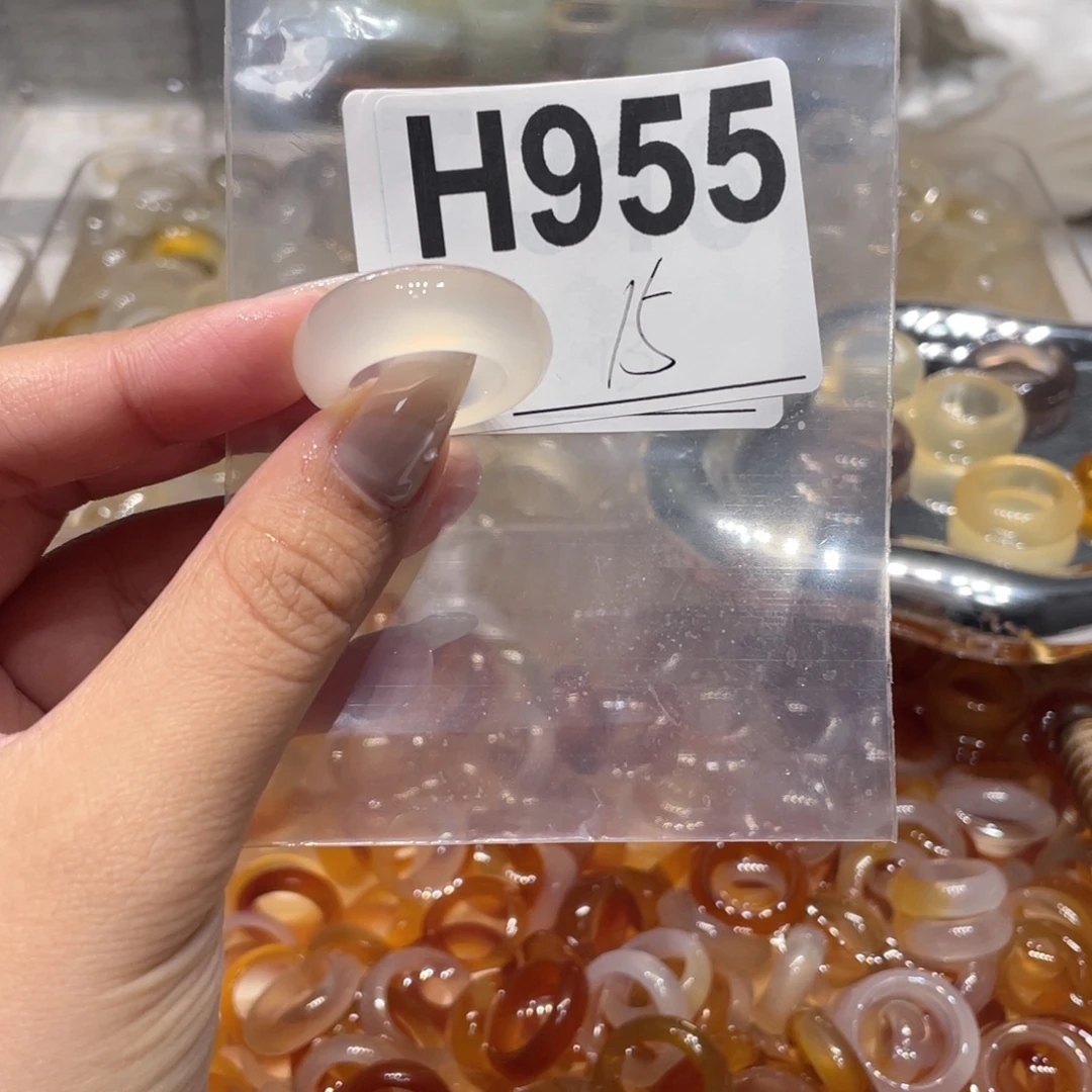 玛瑙/玉髓未镶嵌戒指955