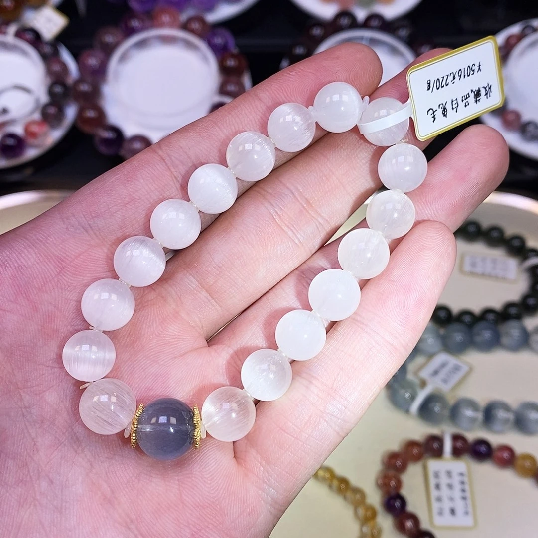 未镶嵌手链水晶手串9.5