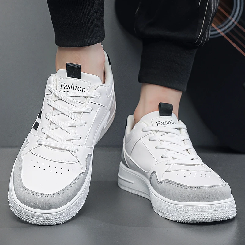 男鞋2025夏季透气新款男士休闲运动鞋潮百搭软底轻便鞋子潮流板鞋