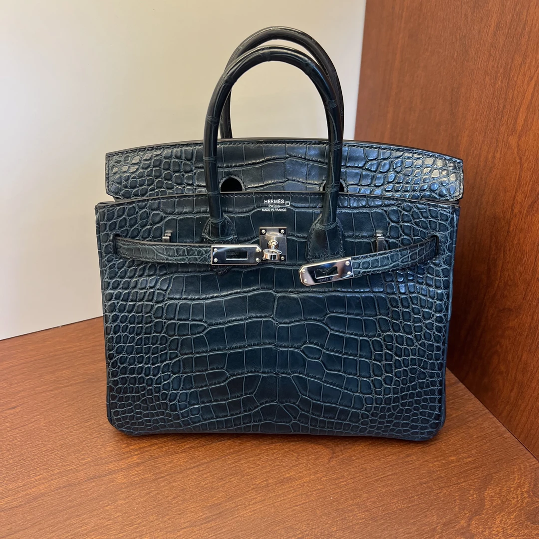 99新 Hermes/爱马仕 bk25手提包/松柏绿Y刻/250908LYHVP02