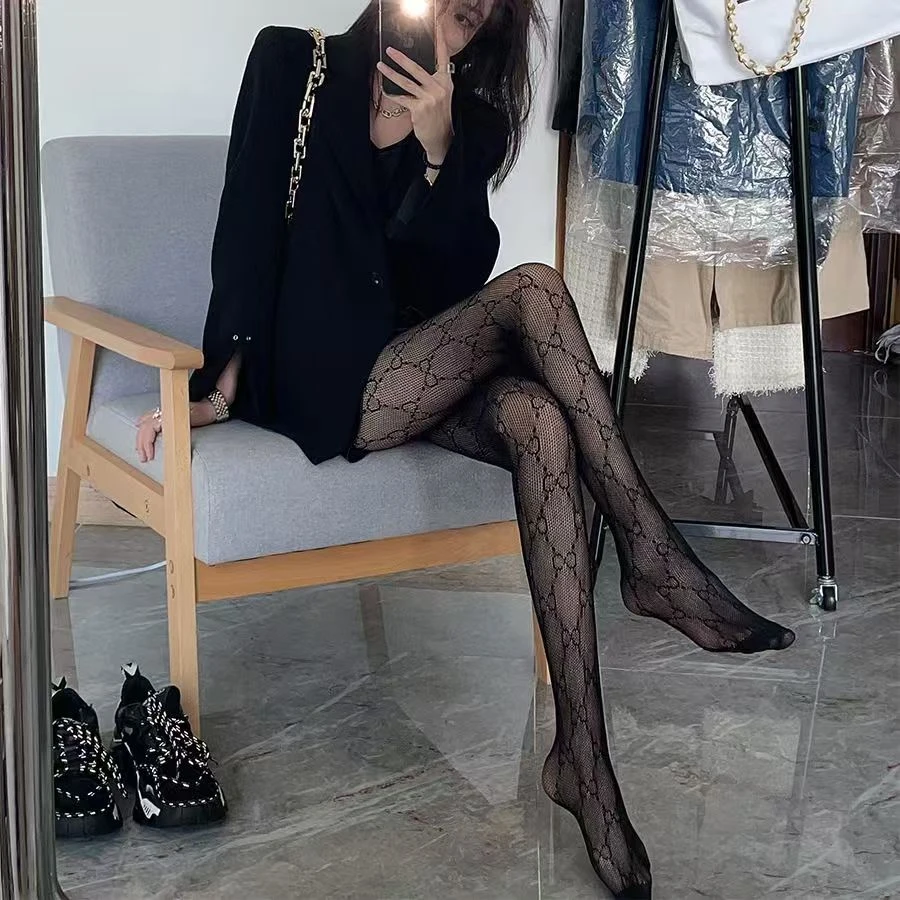 【网纱款】主播专享蕾丝网红性感薄款黑色打底辣妹辣妹日系