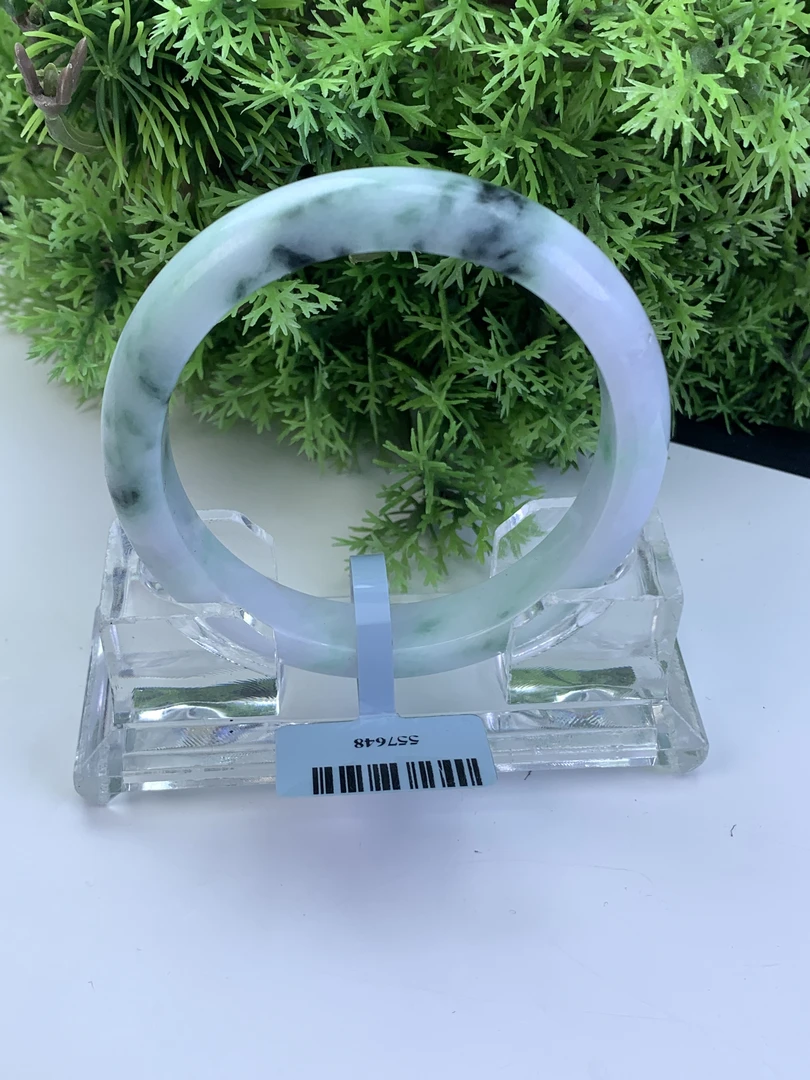 【刘思懿】天然缅甸A货翡翠手镯-K-4