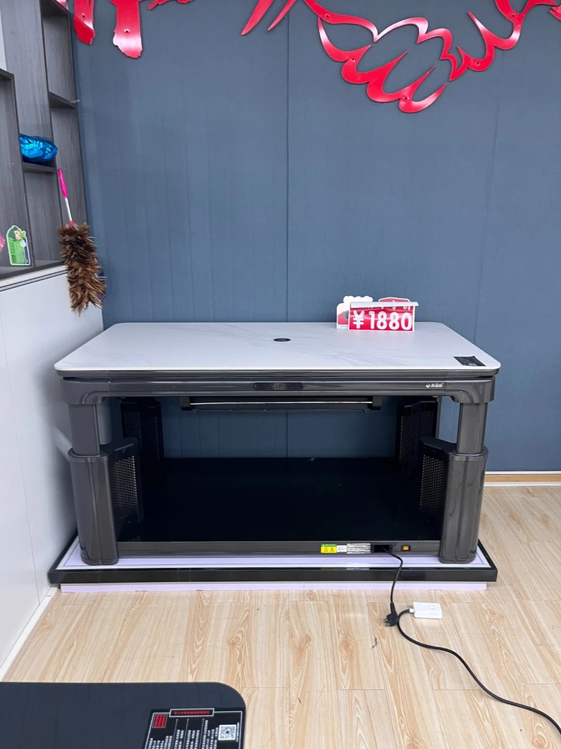 大尺寸取暖桌家用茶几多功能烤火炉一体烤火桌长方形电炉取暖桌