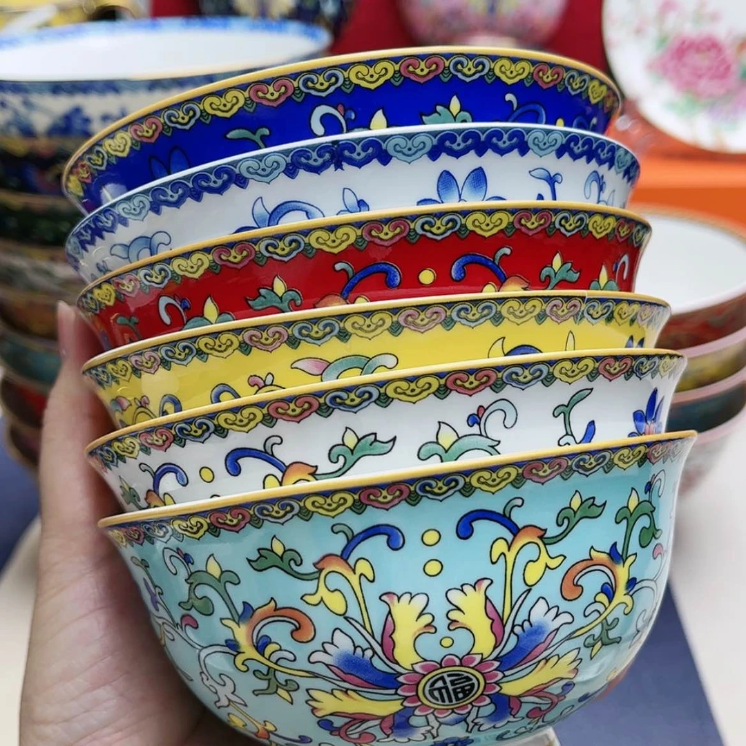 【闪购商品】珐琅4.5寸6个………………