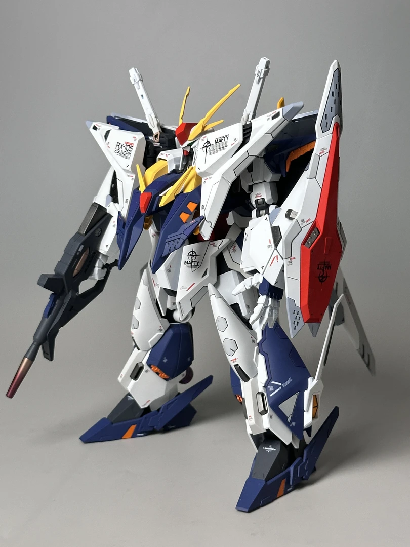 HGUC1/144柯西高达闪光哈萨维拼装模型刻线分色改色机甲拼装模型