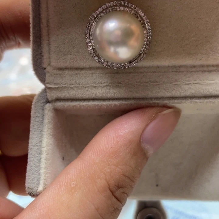 银S925镶嵌颈饰海水珍珠