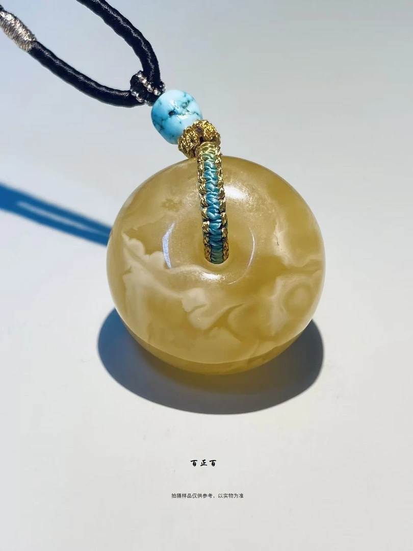 百正百 蜜蜡吊坠6368