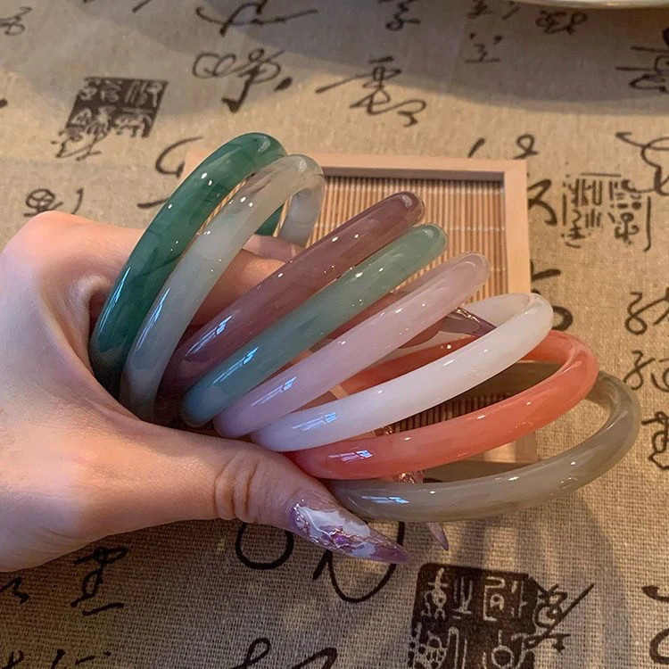非金属玻璃手镯 【琉璃美人镯-直播拆袋】美人镯8MM-个人单