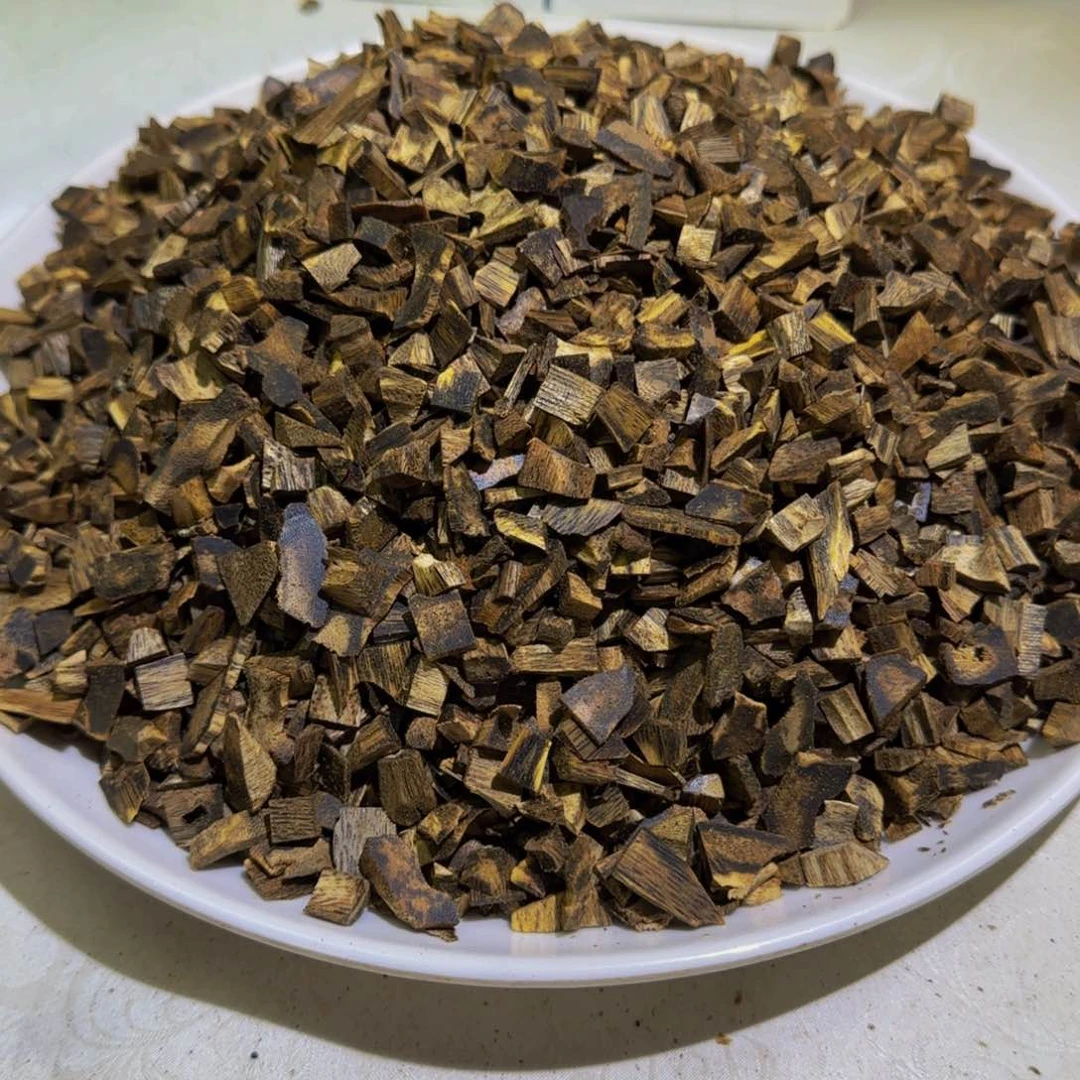 沉香沉香碎屑虎斑紫棋碎料100克！！