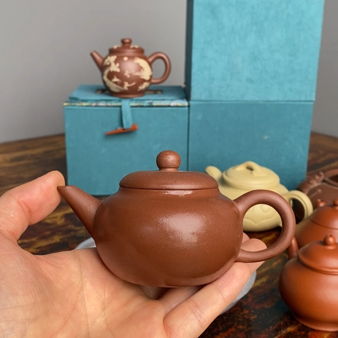 紫砂茶壶剑流水平120毫升