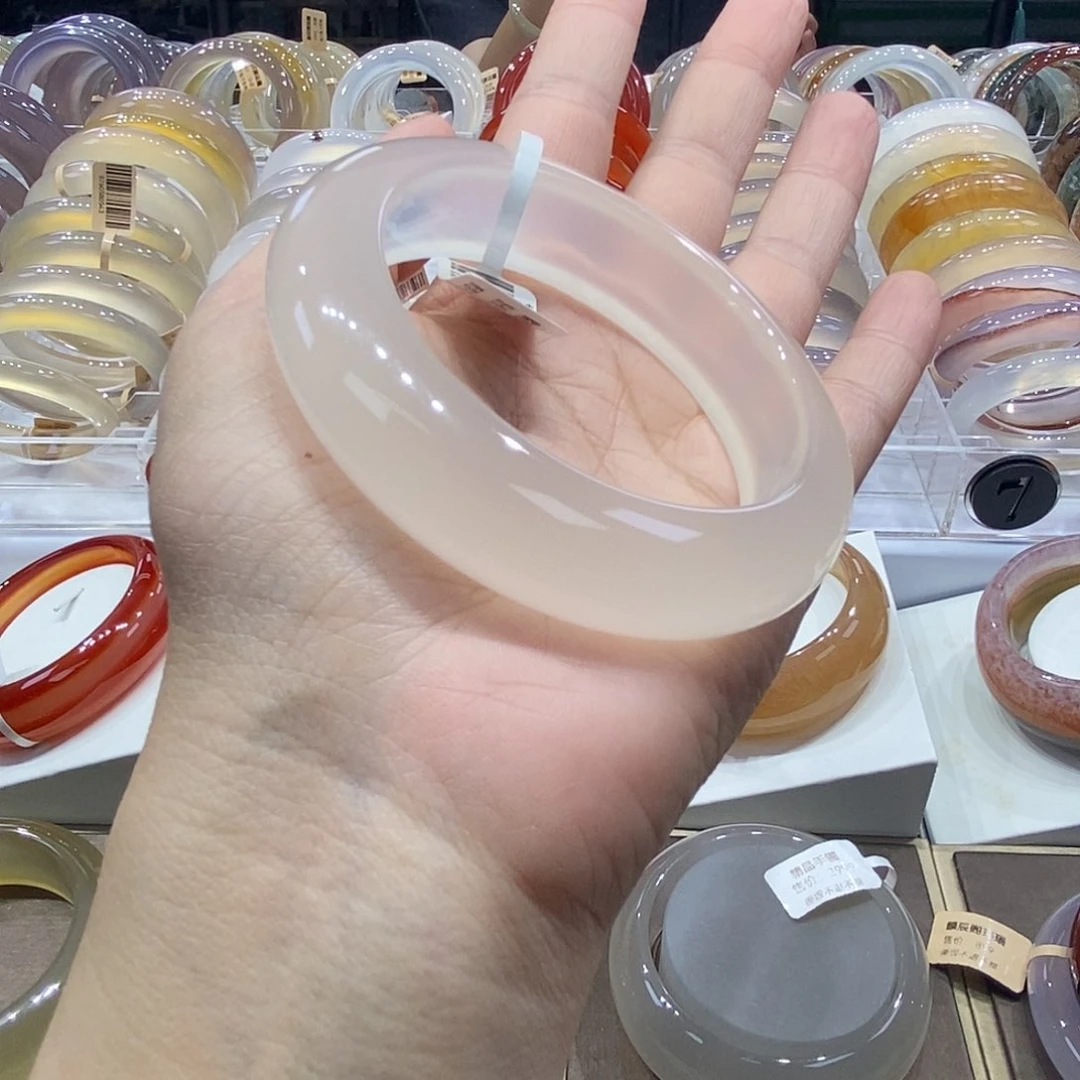 玛瑙/玉髓手镯未镶嵌安*