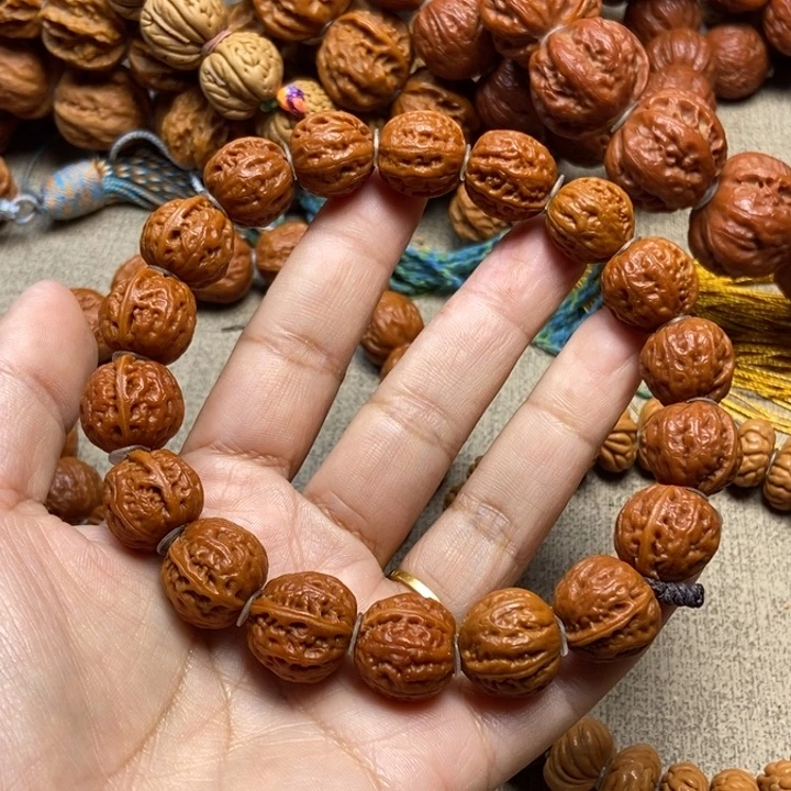 文玩核桃吊坠凡****眼京八棱手串