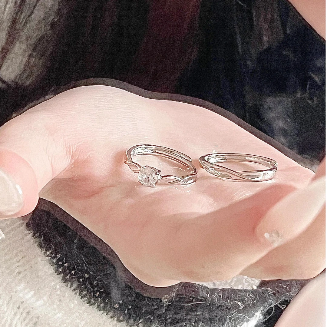 闪耀星河.情侣对戒k240