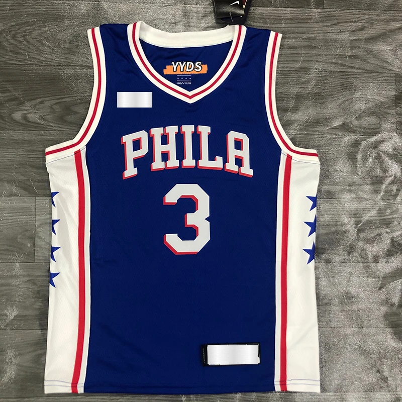 【30号】艾佛森 球衣合集热压贴布76人队掘金队运动背心篮球服