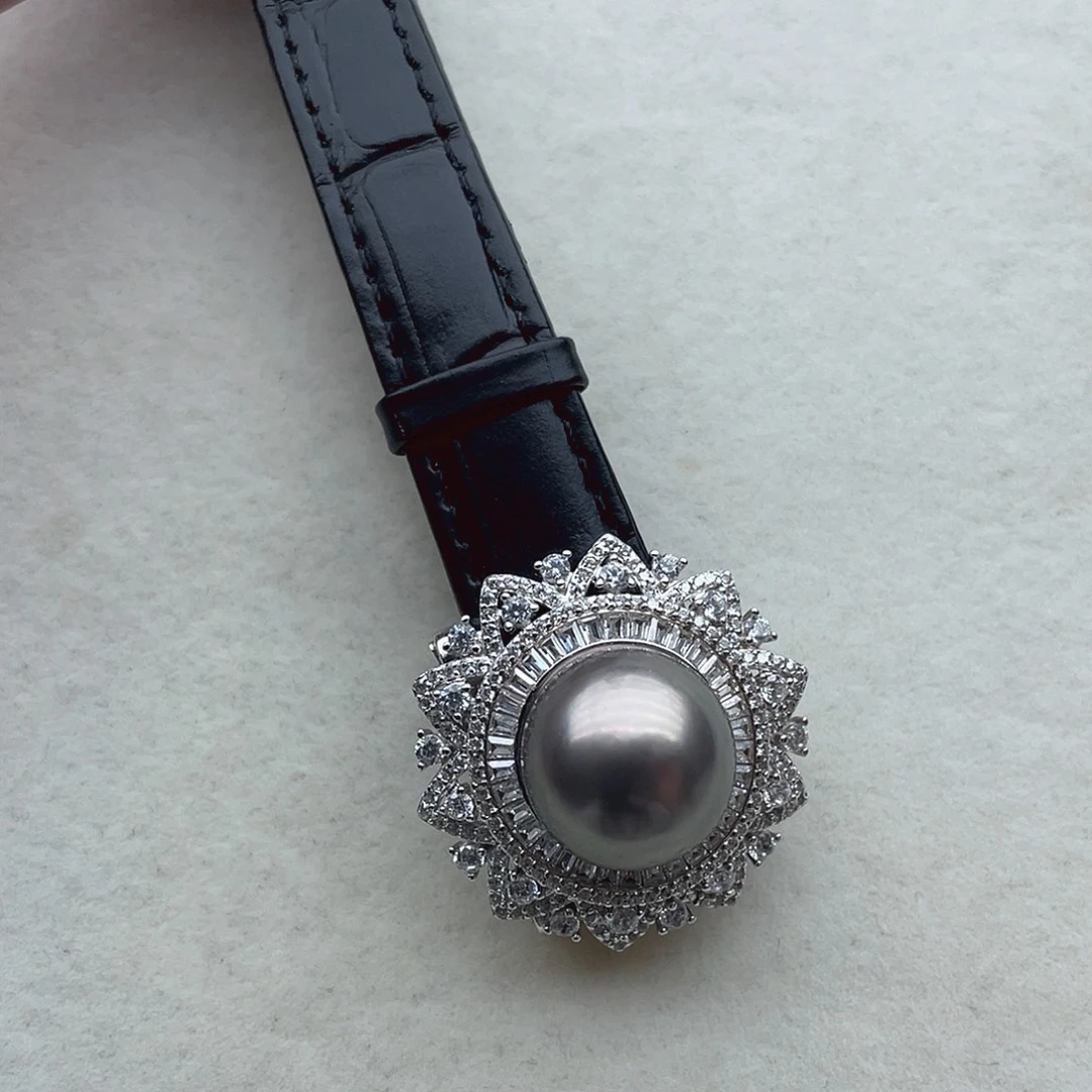 海水珍珠银S925镶嵌手链61