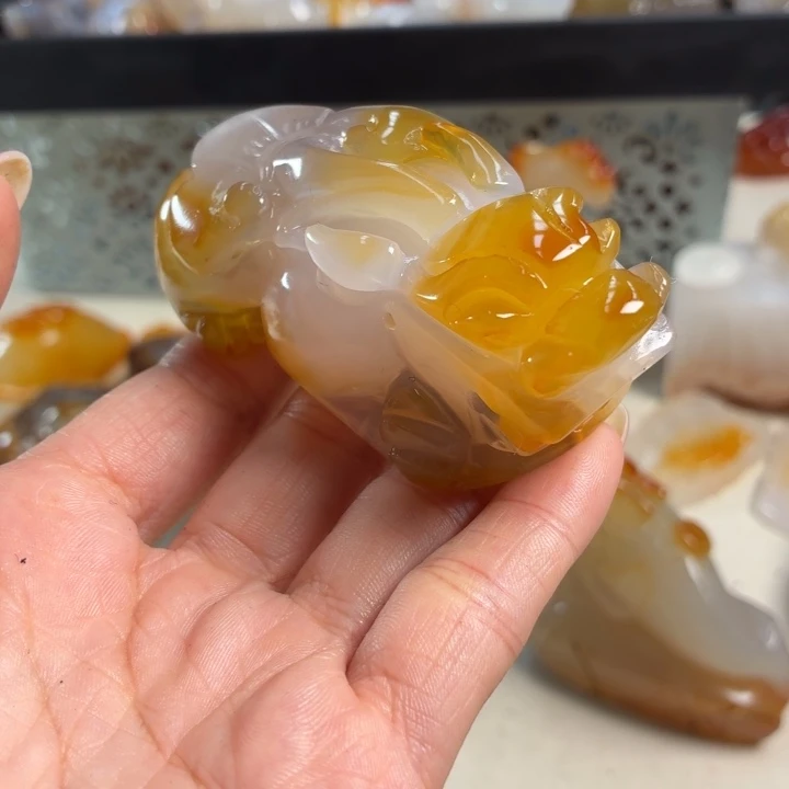 玛瑙/玉髓未镶嵌吊坠(不含链)
