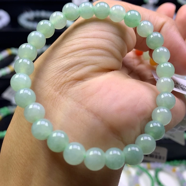 未镶嵌手串翡翠卡6.8