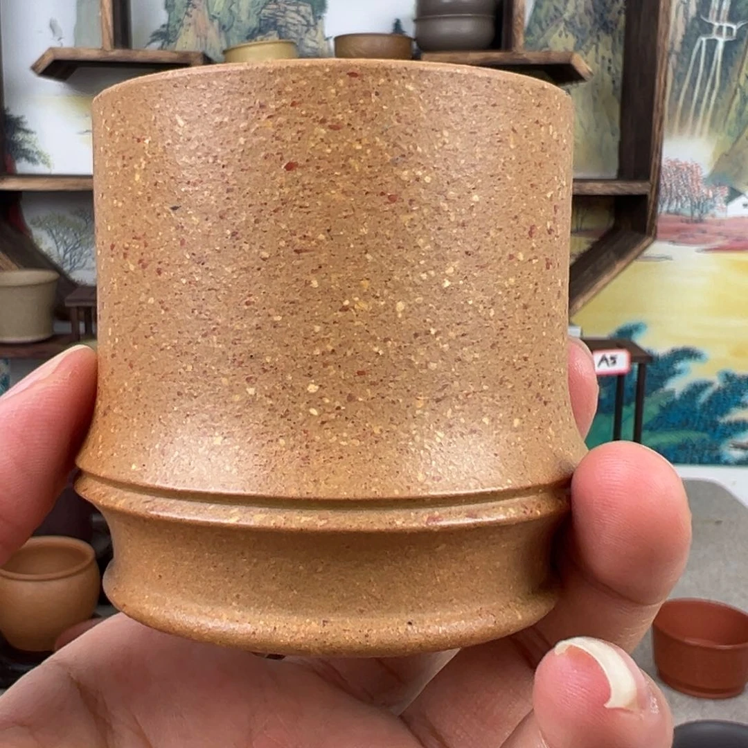 紫砂茶杯五彩段…150毫升