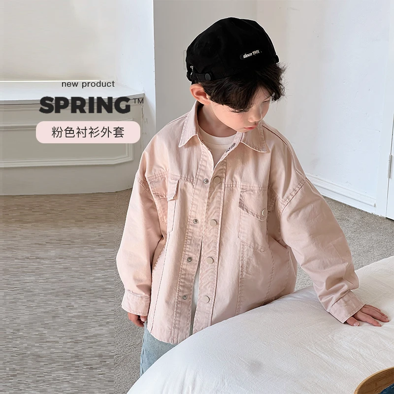 【直播】 ivan家童装2025男童中大童百搭衬衫 昕 dz4498