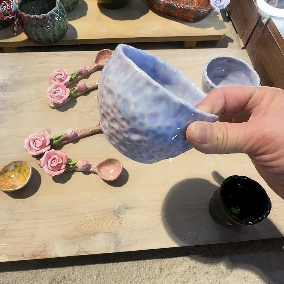 早***票纯手工咖啡杯，餐具