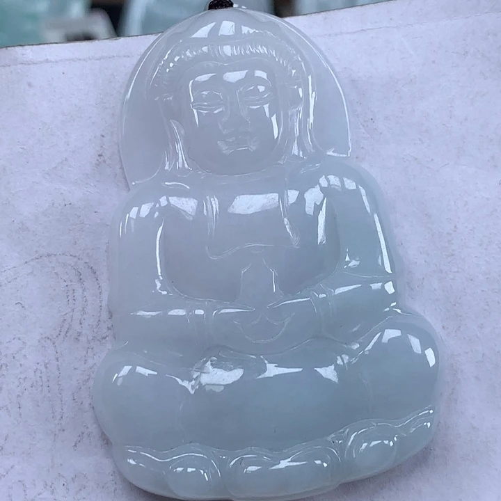 颈饰未镶嵌翡翠观音