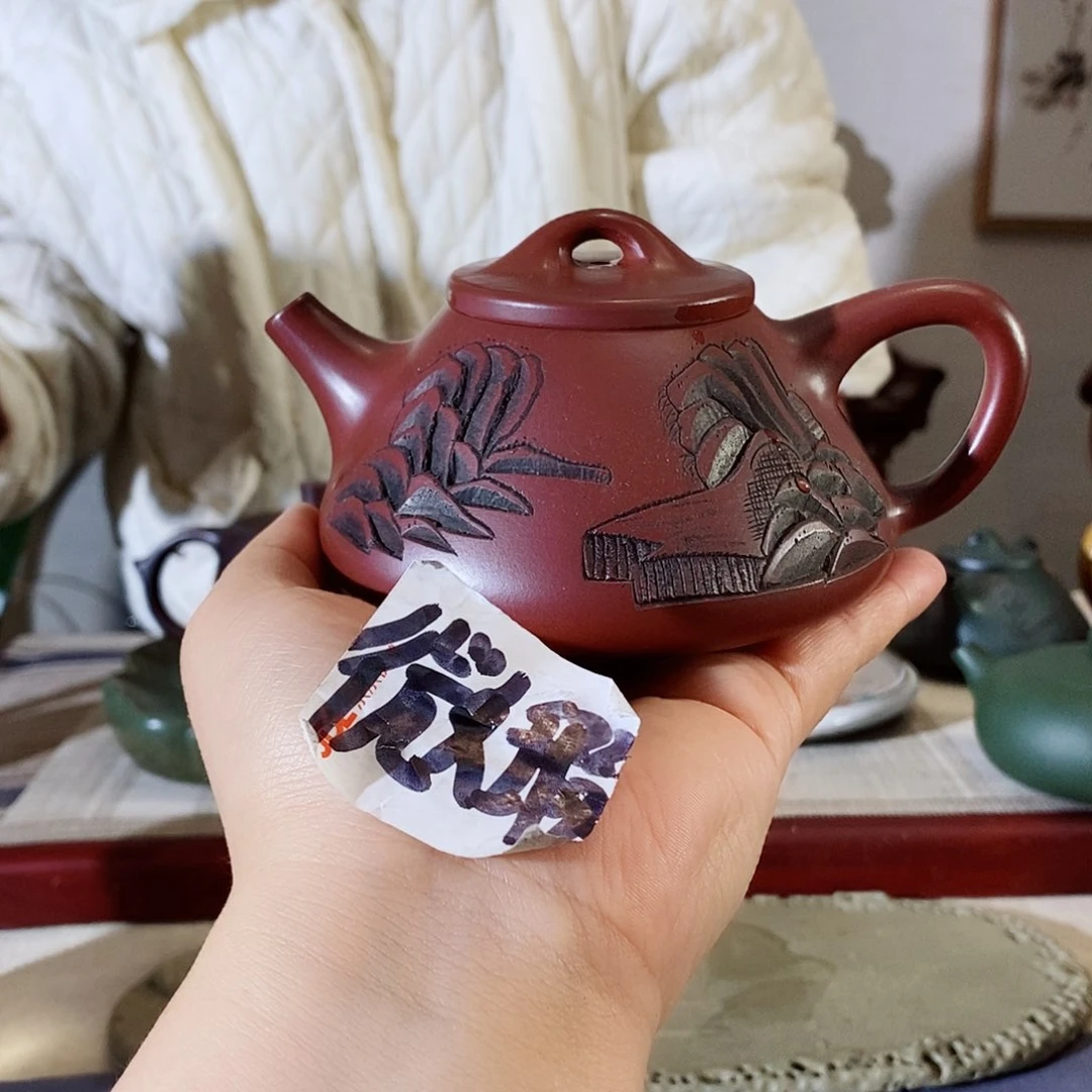 紫砂茶壶宜兴紫砂壶甩甩手舞