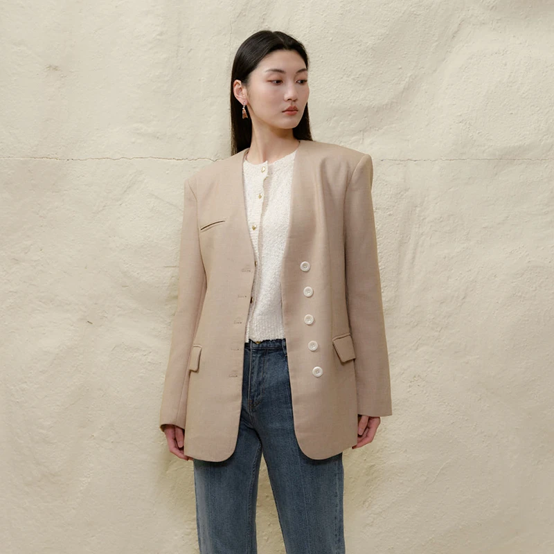 【女乔】芭依璐2025春季新款针织打底外套91SW737