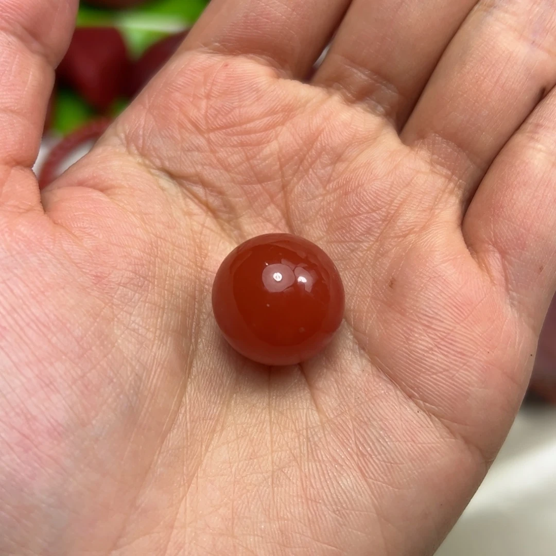 南红玛瑙未镶嵌珠子