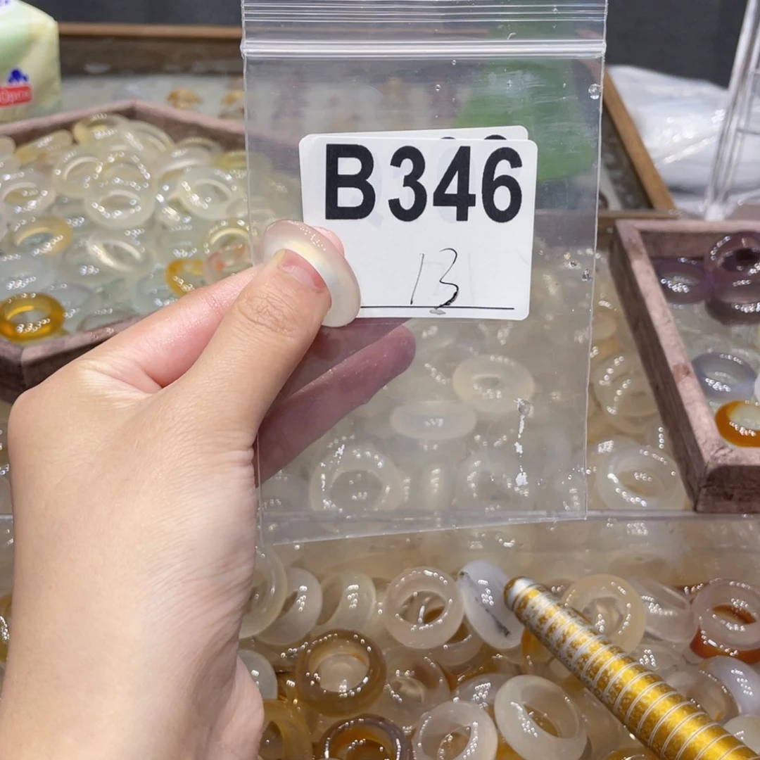 玛瑙/玉髓未镶嵌戒指346