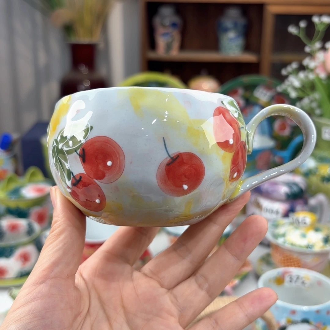 景德镇手绘高温釉下彩陶瓷茶具