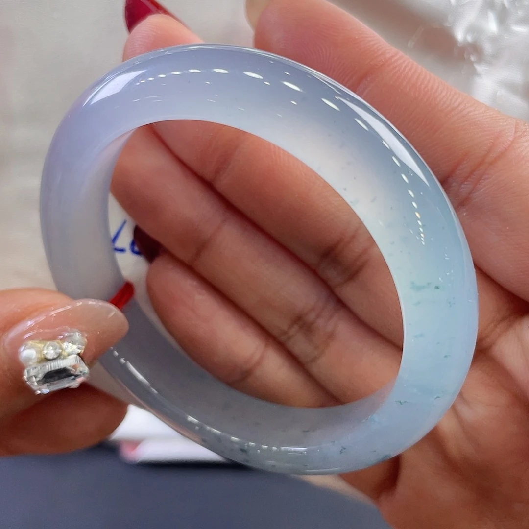 未镶嵌手镯翡翠冷色51圈42号