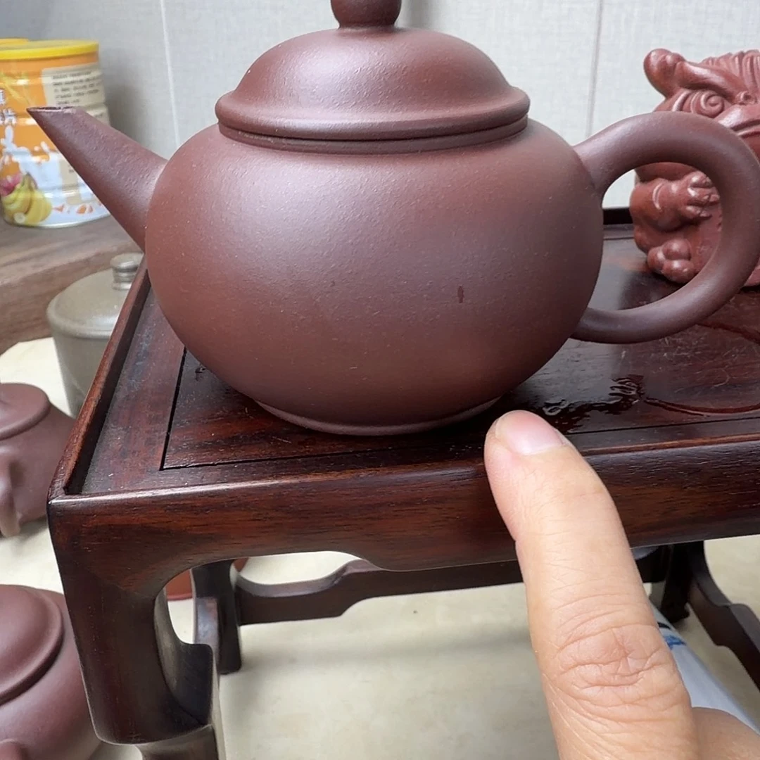 水平壶210cc紫泥的