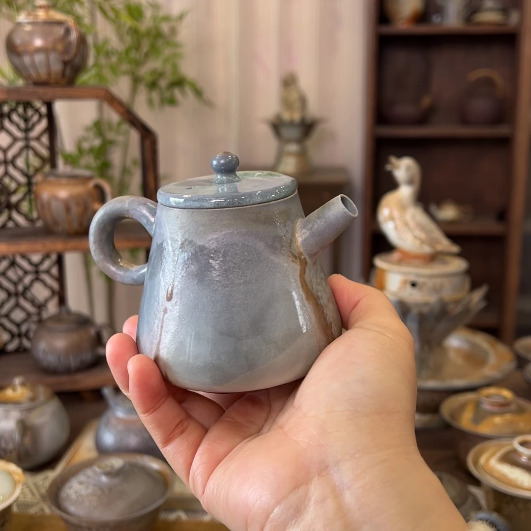 53中白精品石瓢壶