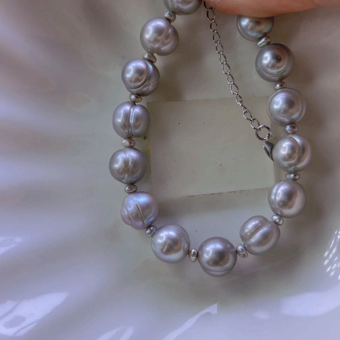 淡水珍珠手绳合金