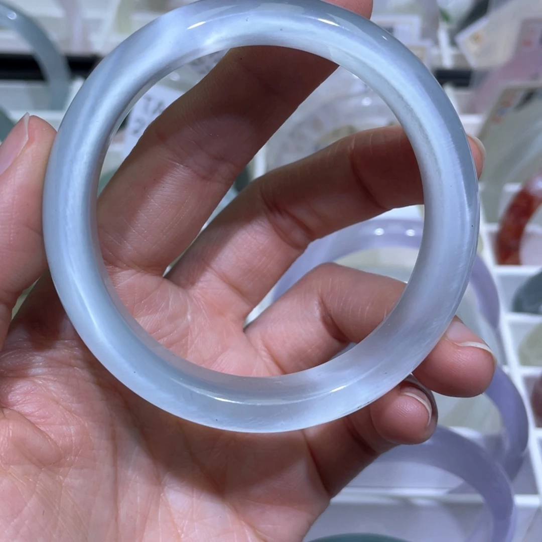 水晶手镯未镶嵌备注圈口