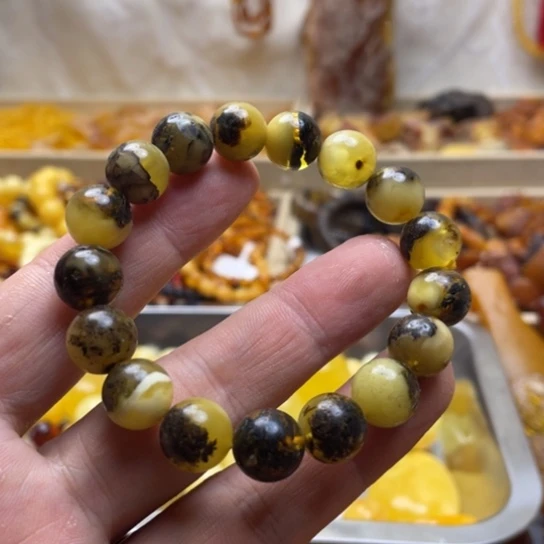 未镶嵌蜜蜡手串手串