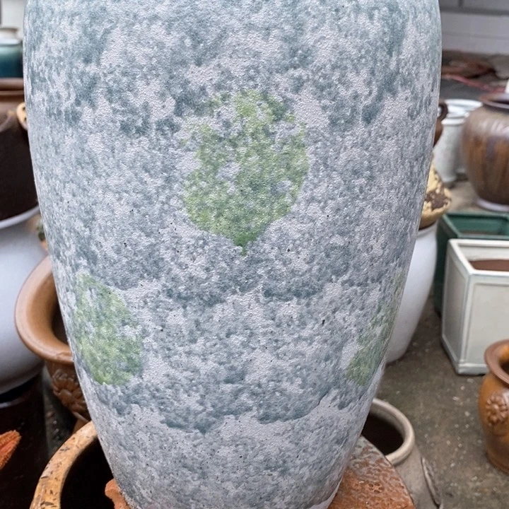 紫砂花盆高约33口约18
