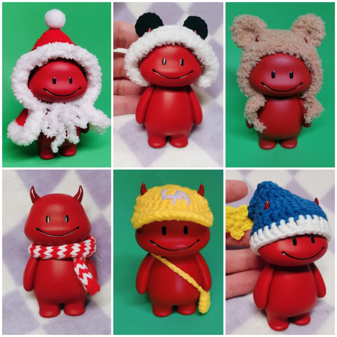 李宇春随意牛李随意帽子娃衣手工钩织