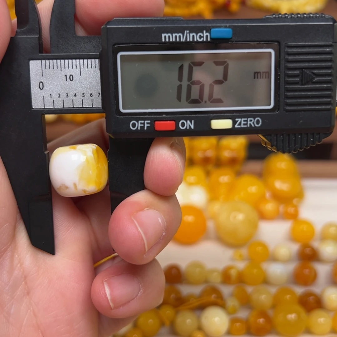 非金属配珠配饰94（瓷白桶16m)