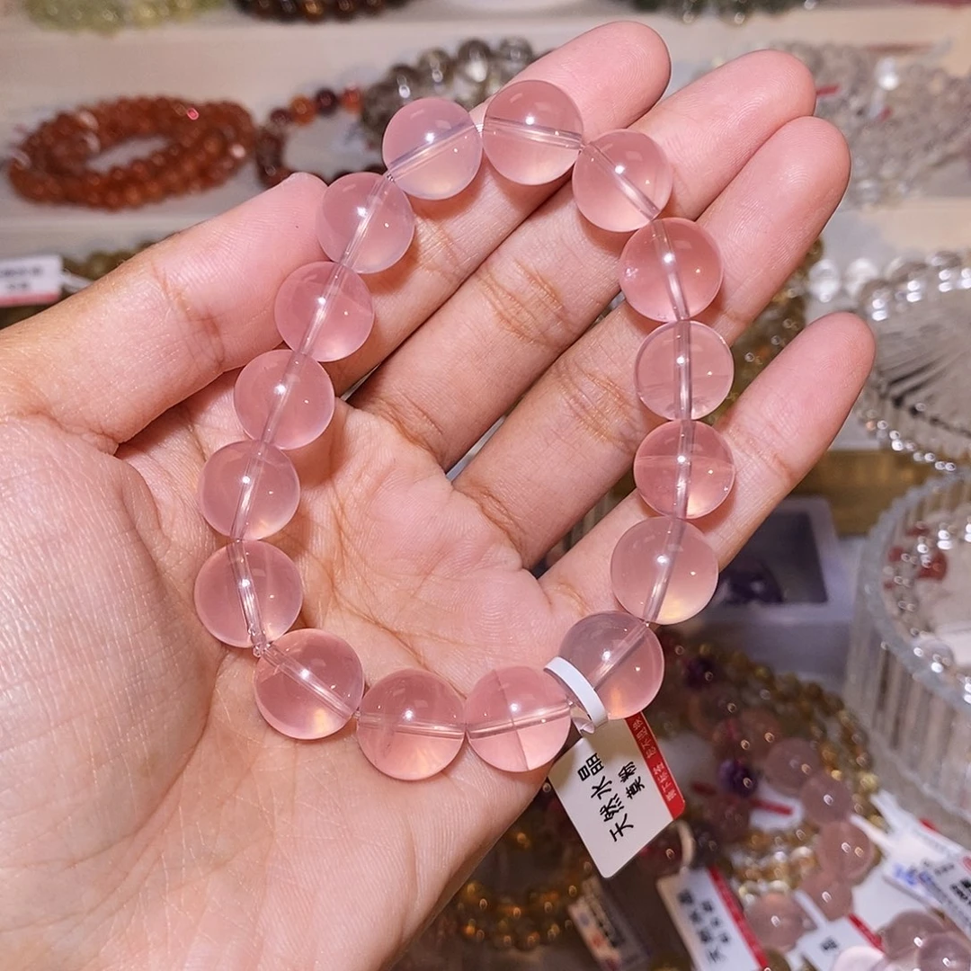 【闪购商品】发晶手链未镶嵌·****莫粉12.1～12.9mm