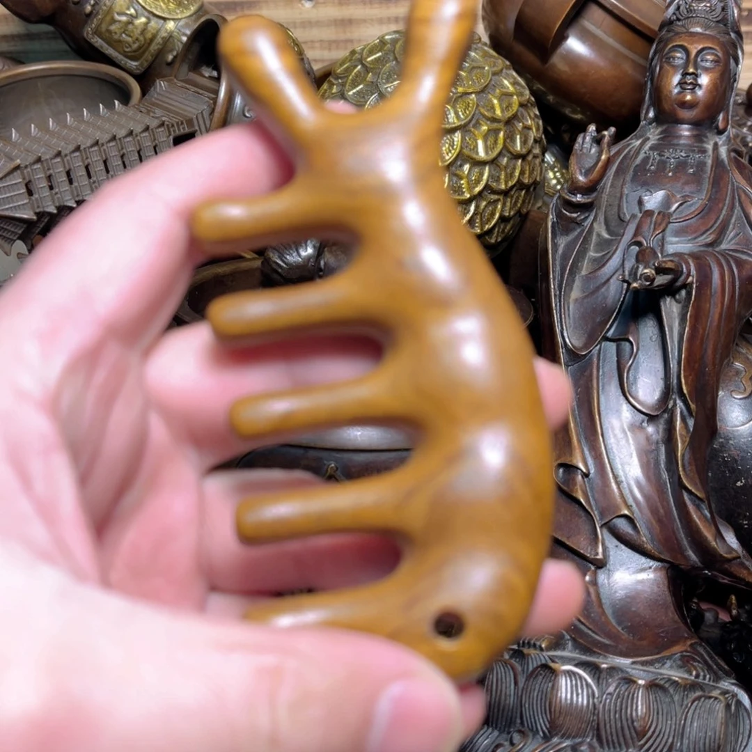 铜摆件手把件便宜漏