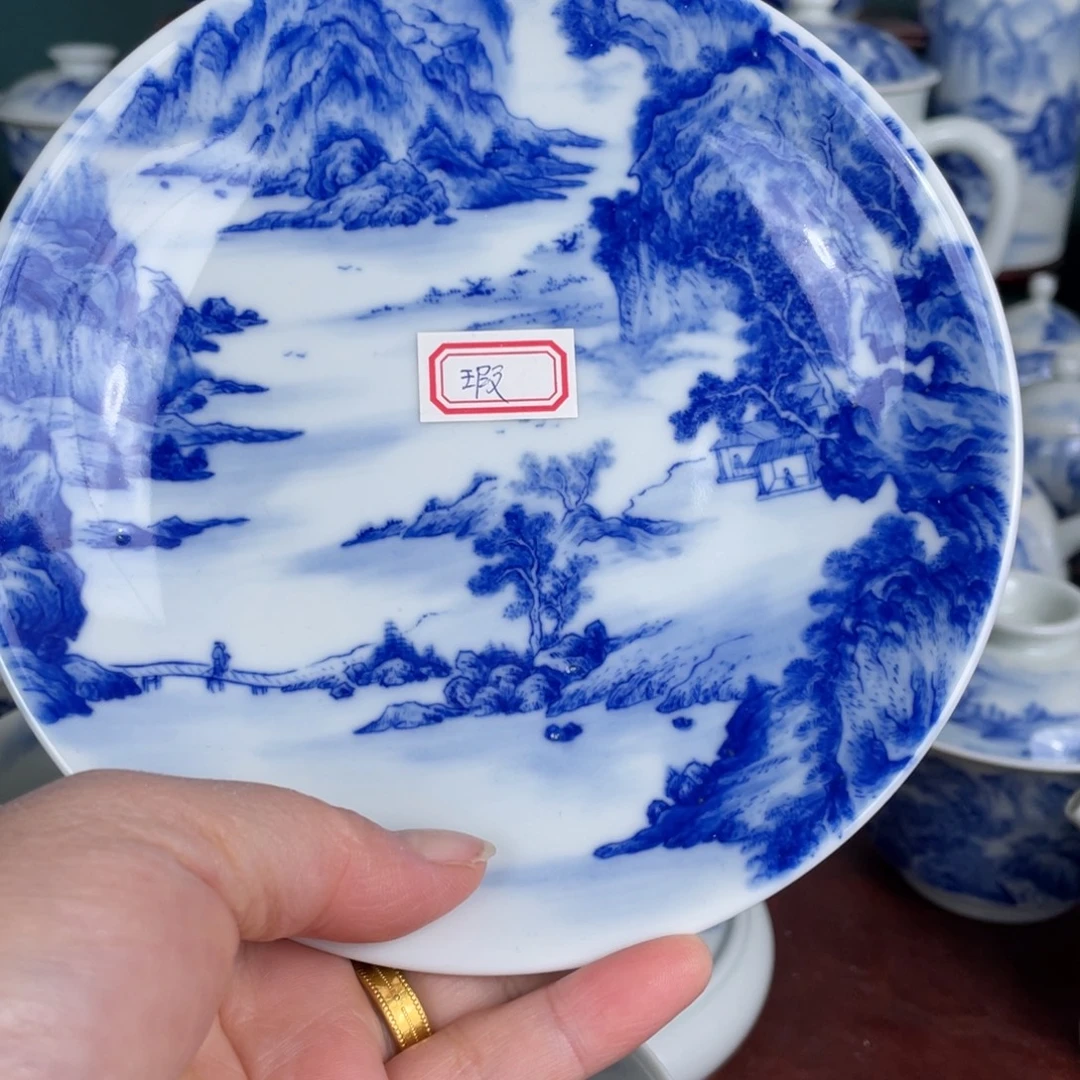 陶手工手绘青花，青花