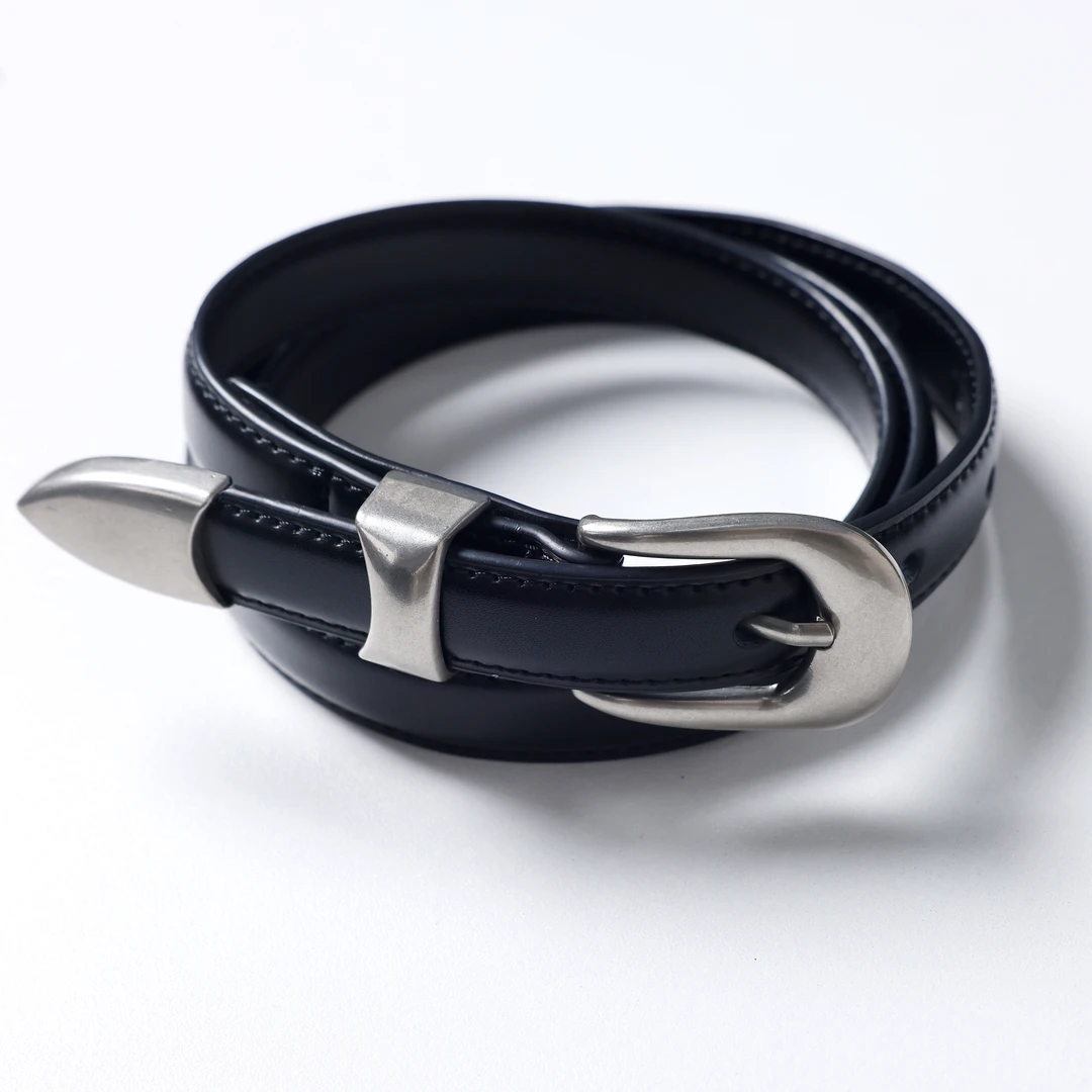 PRASE·噜100牛皮微胖设计款夏真皮时尚百搭装饰腰带PR506S38