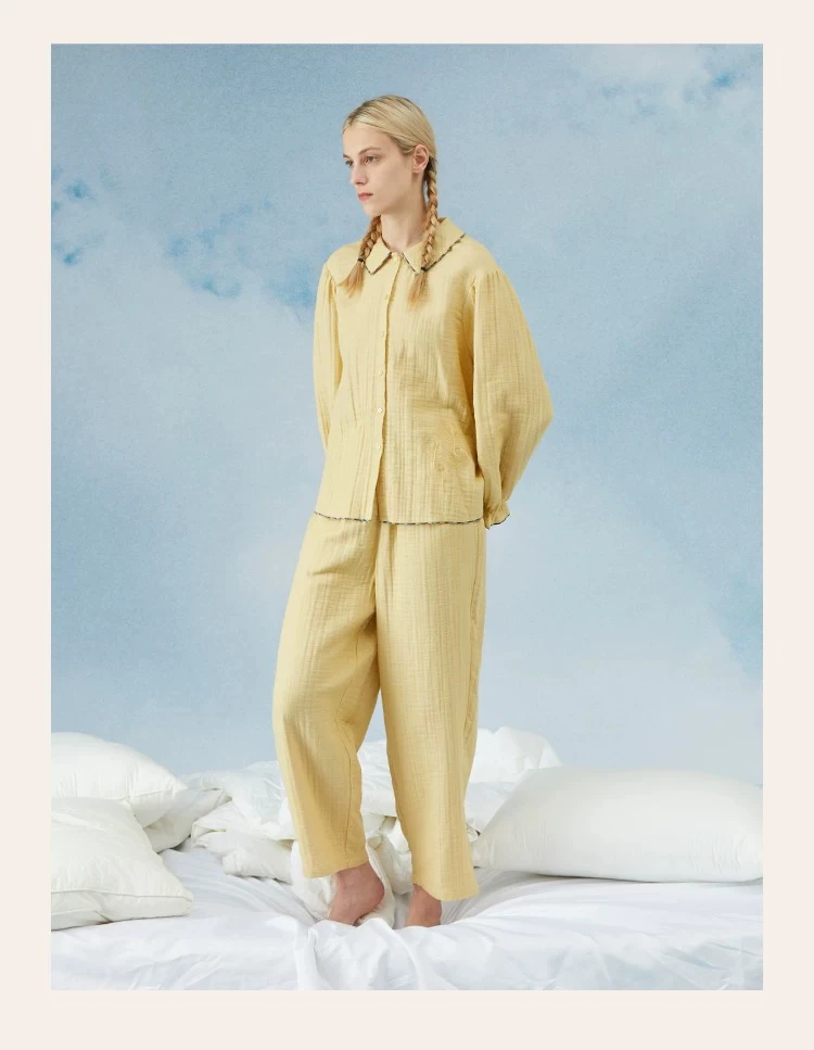 雅致内衣 | 朵朵女士家居服套装女士长袖长裤