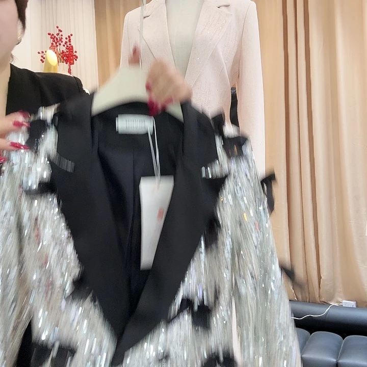 1325重工亮片外套L码东4A