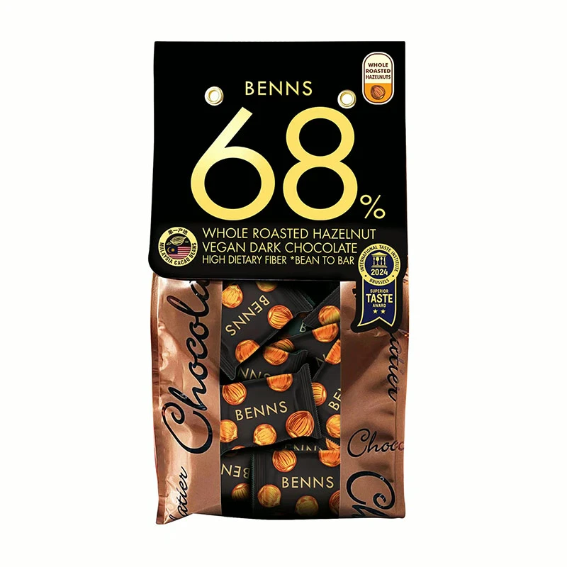 贝纳丝 榛子夹心黑巧克力制品 138g